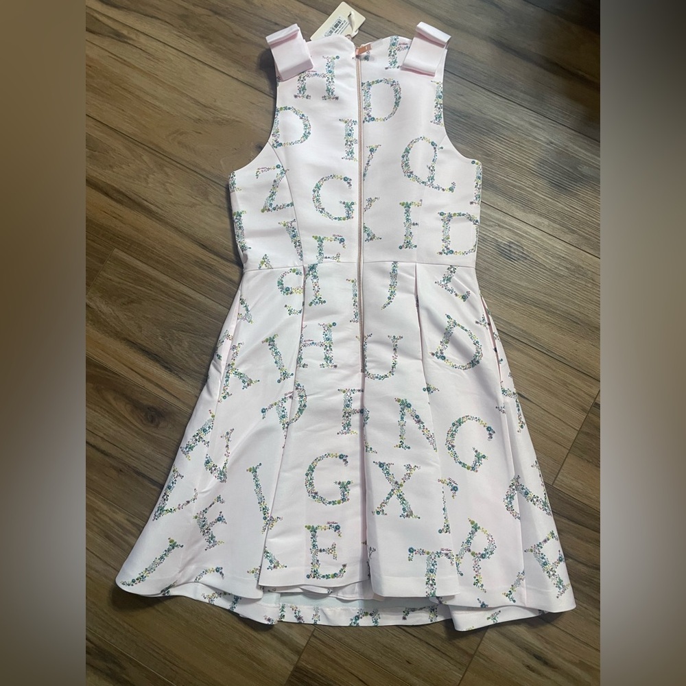Ted baker Elegant Zoey Alphabet Print Dress worn on tv - Picture 4 of 4